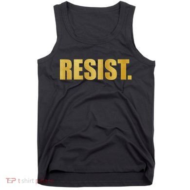 Limited Edition Resist Gold Print Tank Top