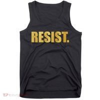 Limited Edition Resist Gold Print Tank Top thumb 0