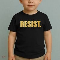Limited Edition Resist Gold Print Toddler T-Shirt thumb 2