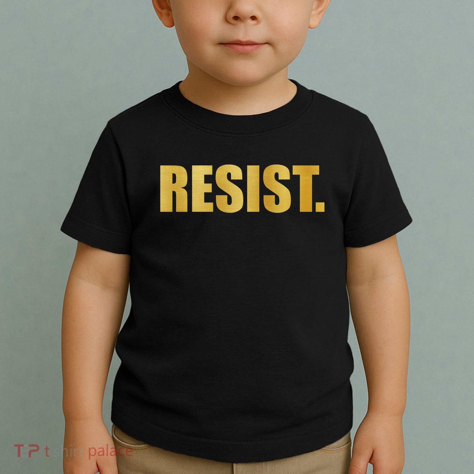 Limited Edition Resist Gold Print Toddler T-Shirt