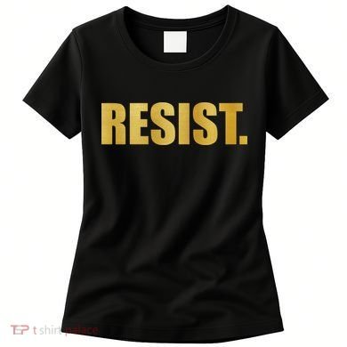 Limited Edition Resist Gold Print Women's T-Shirt