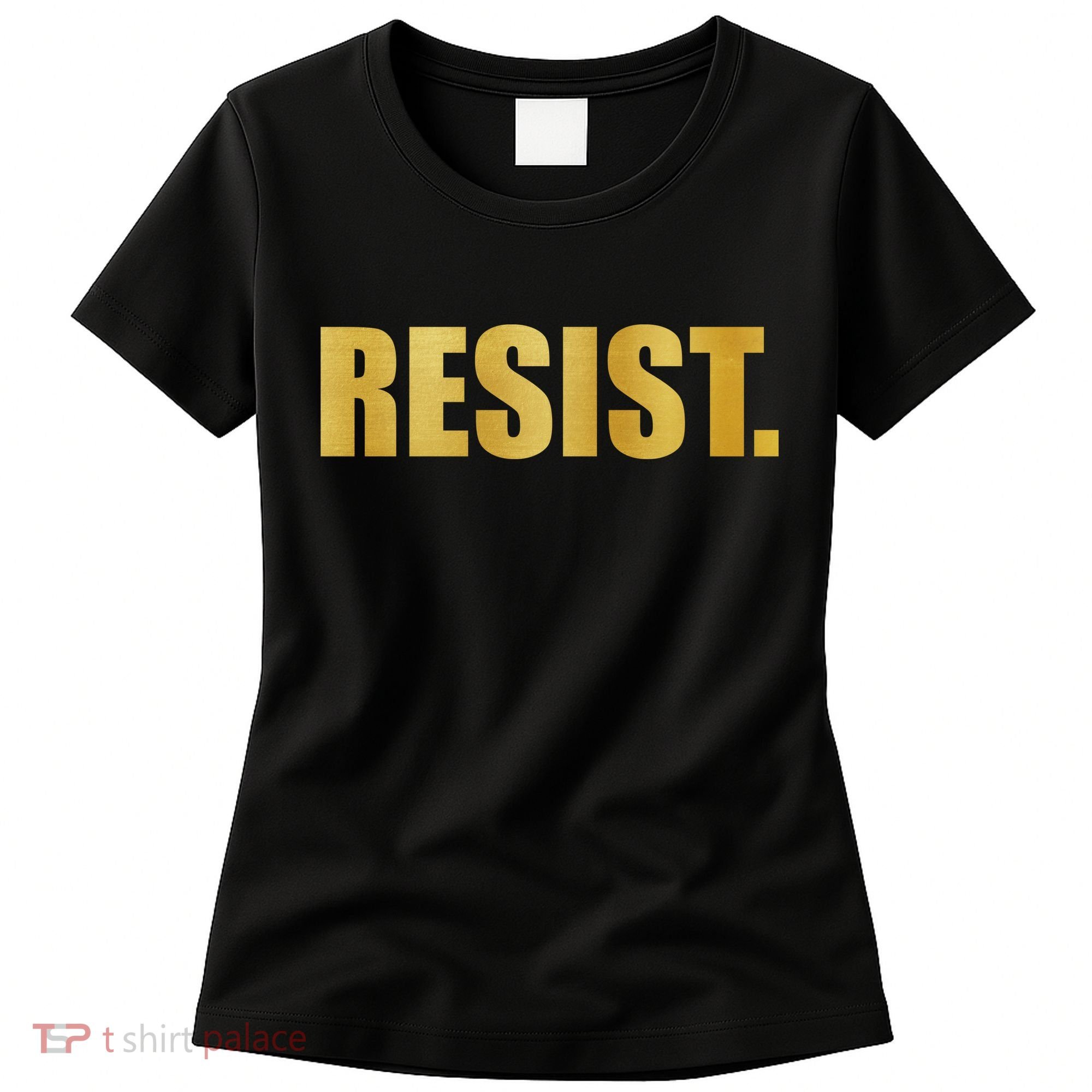 Limited Edition Resist Gold Print Women's T-Shirt