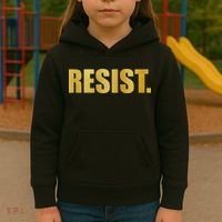 Limited Edition Resist Gold Print Kids Hoodie thumb 3
