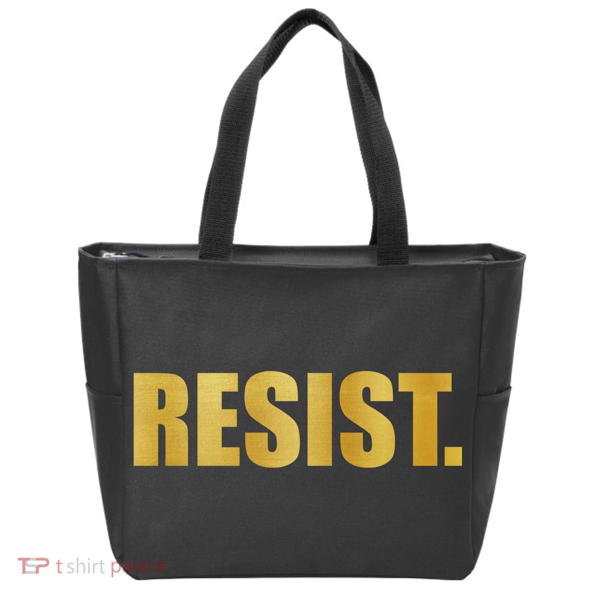 Limited Edition Resist Gold Print Tote Bag