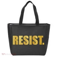 Limited Edition Resist Gold Print Tote Bag thumb 0