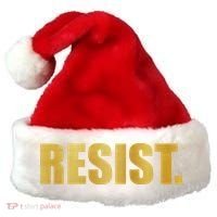 Limited Edition Resist Gold Print Santa Hat thumb 0