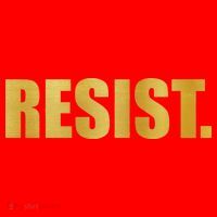 Limited Edition Resist Gold Print Santa Hat thumb 1