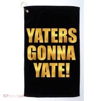 Limited Edition Yaters Gonna Yate! Gold Print Golf Towel thumb 0