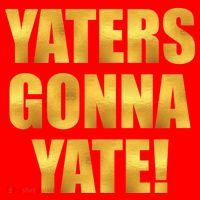Limited Edition Yaters Gonna Yate! Gold Print Santa Hat thumb 1