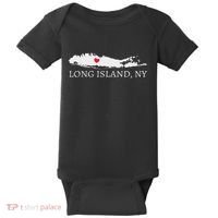 Long Island Ny Souvenir Gift Baby Bodysuit thumb 0