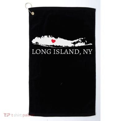 Long Island Ny Souvenir Gift Golf Towel