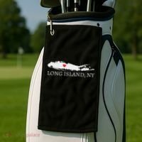 Long Island Ny Souvenir Gift Golf Towel thumb 2