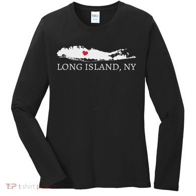 Long Island Ny Souvenir Gift Women's Long Sleeve Shirt