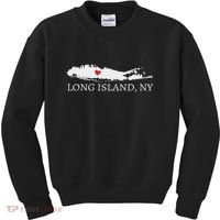 Long Island Ny Souvenir Gift Kids Sweatshirt thumb 0