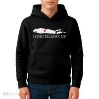 Long Island Ny Souvenir Gift Kids Hoodie thumb 4