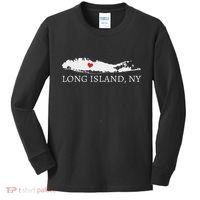 Long Island Ny Souvenir Gift Kids Long Sleeve Shirt thumb 0