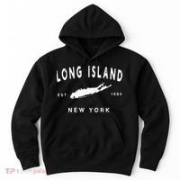 Long Island Ny Souvenir Native Long Islander Map Nyc Hoodie thumb 0
