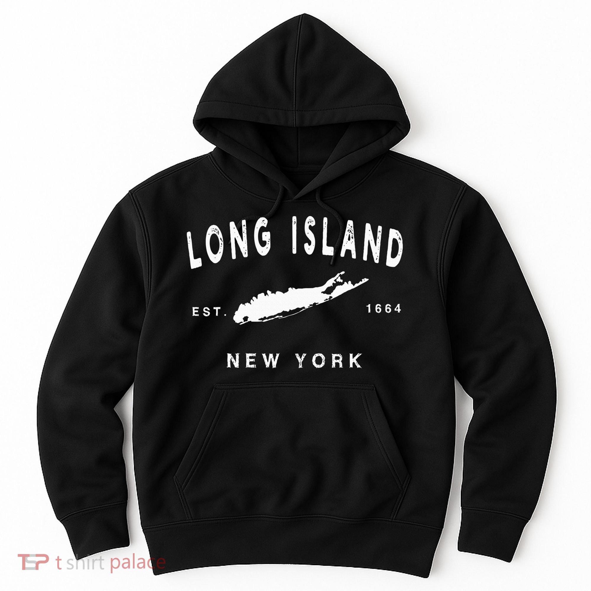 Long Island Ny Souvenir Native Long Islander Map Nyc Hoodie