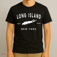 Long Island Ny Souvenir Native Long Islander Map Nyc T-Shirt thumb 3