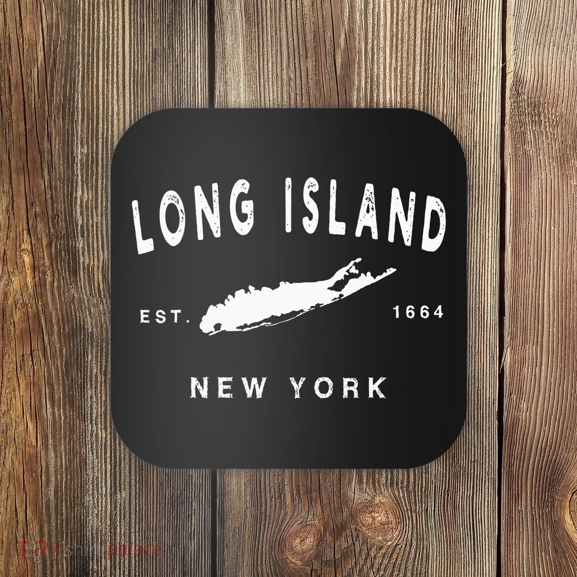 Long Island Ny Souvenir Native Long Islander Map Nyc Coaster
