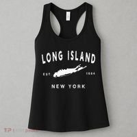 Long Island Ny Souvenir Native Long Islander Map Nyc Women's Tank Top thumb 3
