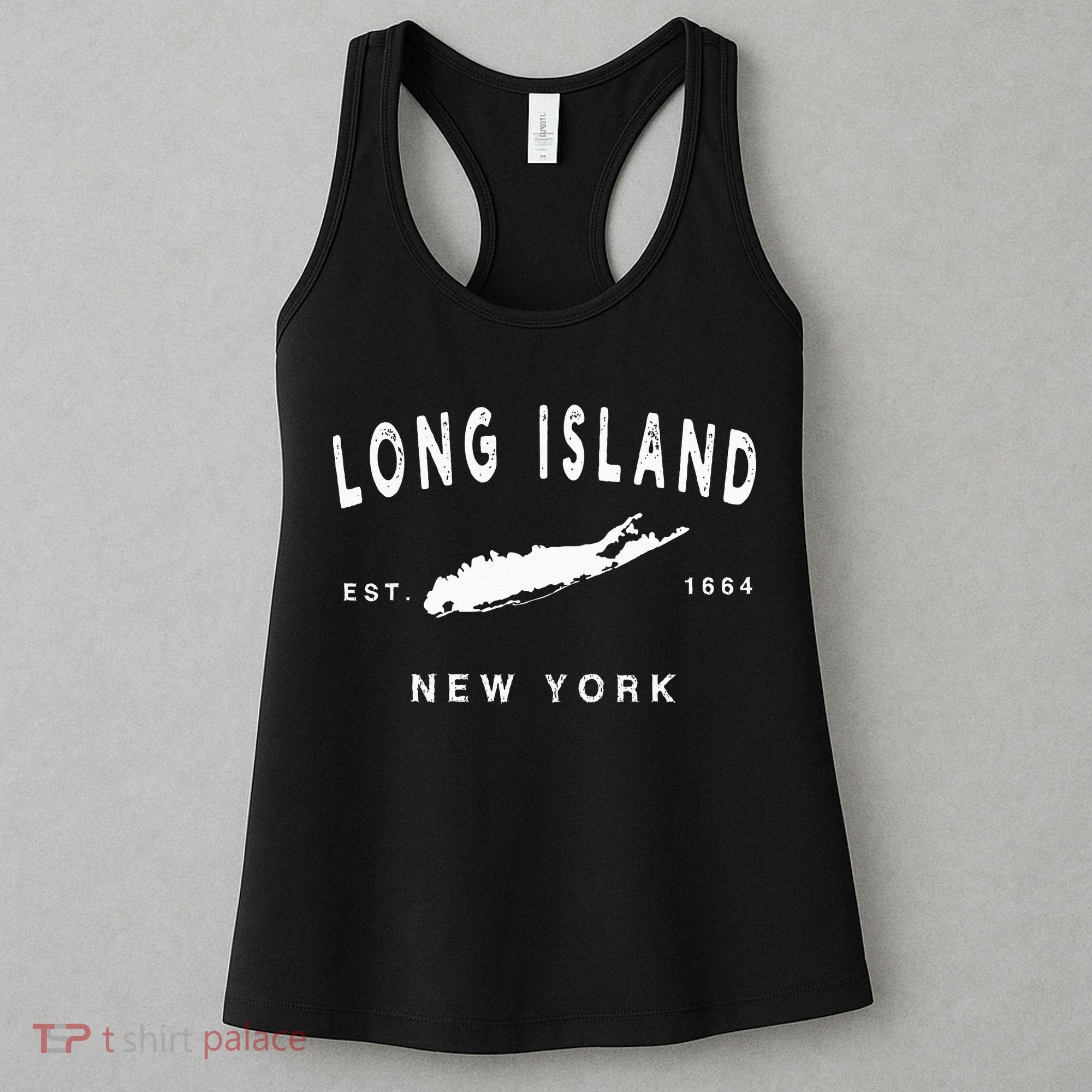 Long Island Ny Souvenir Native Long Islander Map Nyc Women's Tank Top