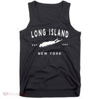 Long Island Ny Souvenir Native Long Islander Map Nyc Tank Top thumb 0