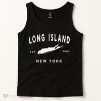 Long Island Ny Souvenir Native Long Islander Map Nyc Tank Top thumb 2