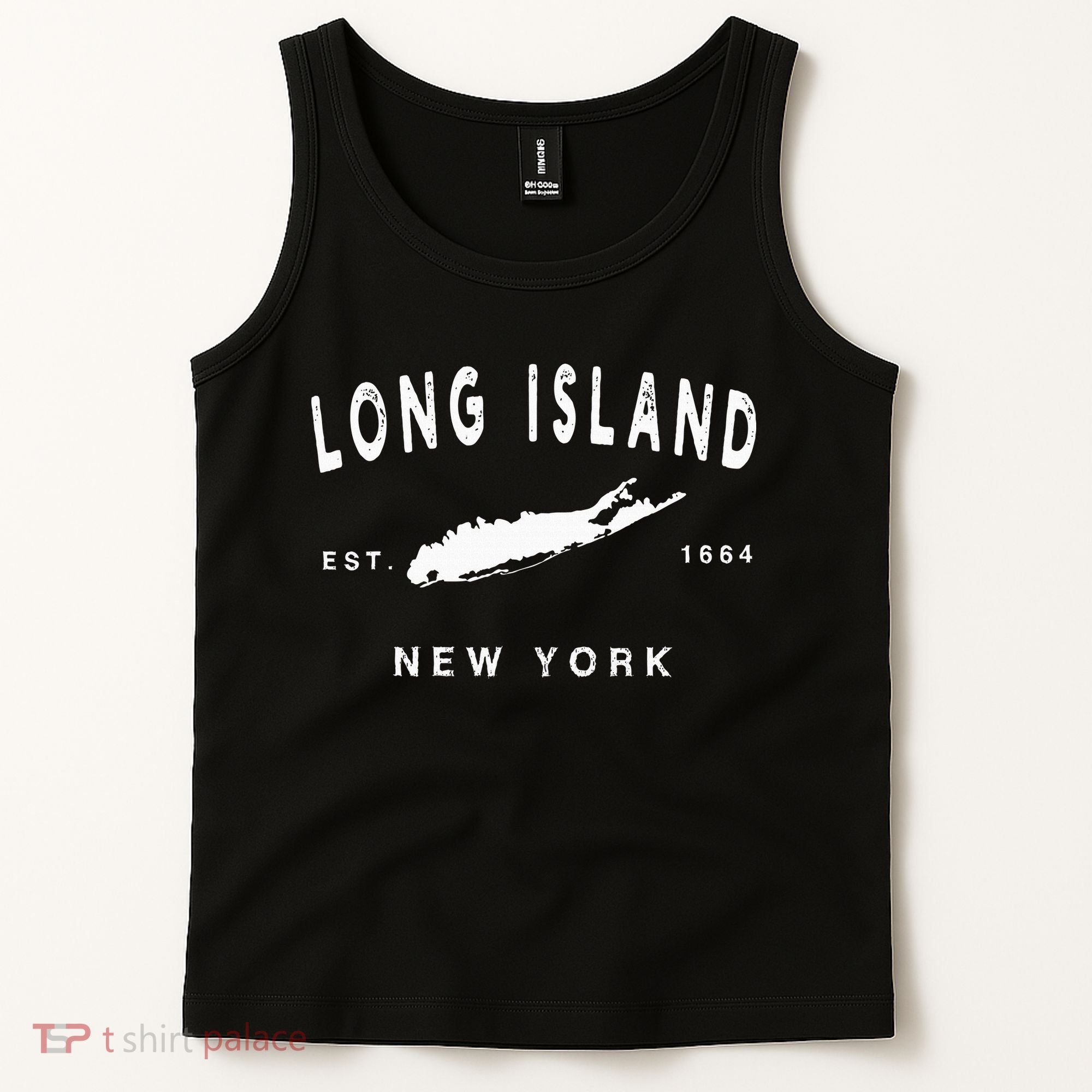 Long Island Ny Souvenir Native Long Islander Map Nyc Tank Top