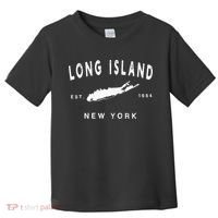 Long Island Ny Souvenir Native Long Islander Map Nyc Toddler T-Shirt thumb 0