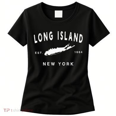 Long Island Ny Souvenir Native Long Islander Map Nyc Women's T-Shirt