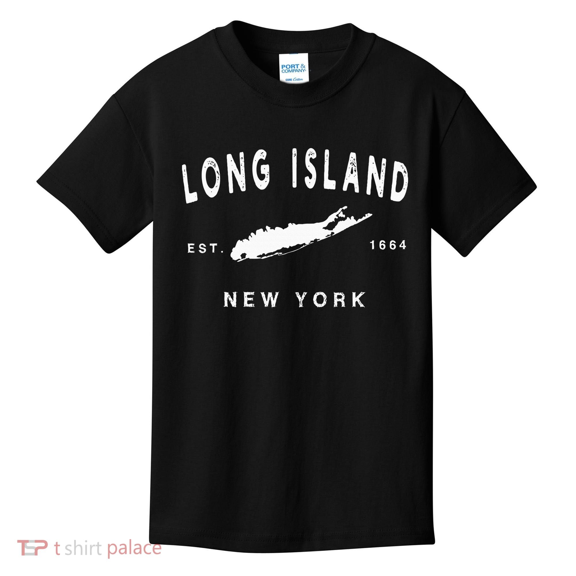 Long Island Ny Souvenir Native Long Islander Map Nyc Kids T-Shirt