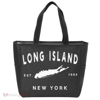 Long Island Ny Souvenir Native Long Islander Map Nyc Tote Bag