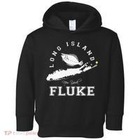 Long Island New York Fluke Fishing Graphic Toddler Hoodie thumb 0