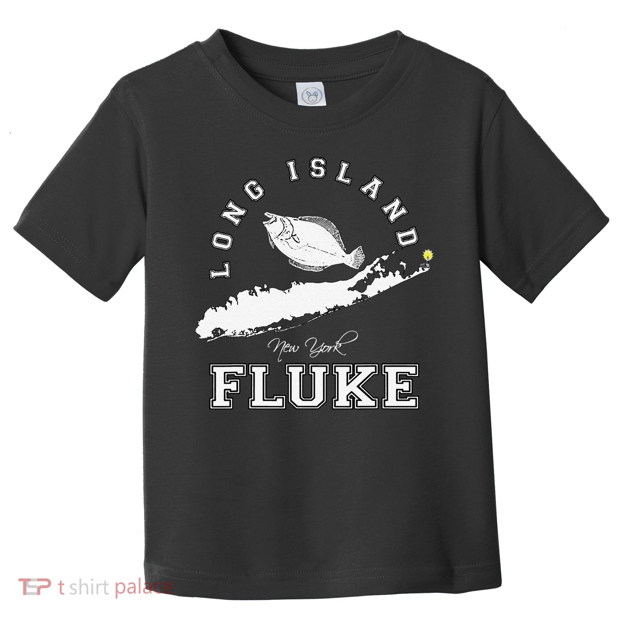 Long Island New York Fluke Fishing Graphic Toddler T-Shirt