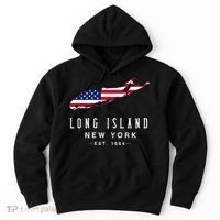 Long Island Ny Souvenir Native Long Islander Map Nyc Hoodie thumb 0