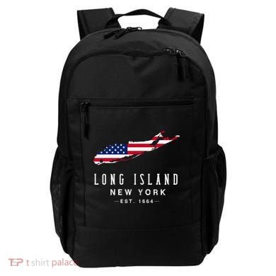 Long Island Ny Souvenir Native Long Islander Map Nyc Backpack