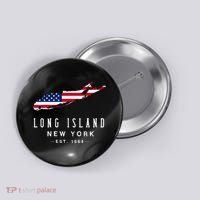 Long Island Ny Souvenir Native Long Islander Map Nyc Button thumb 0