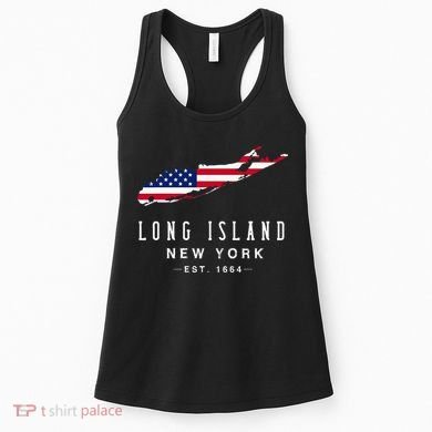 Long Island Ny Souvenir Native Long Islander Map Nyc Women's Tank Top