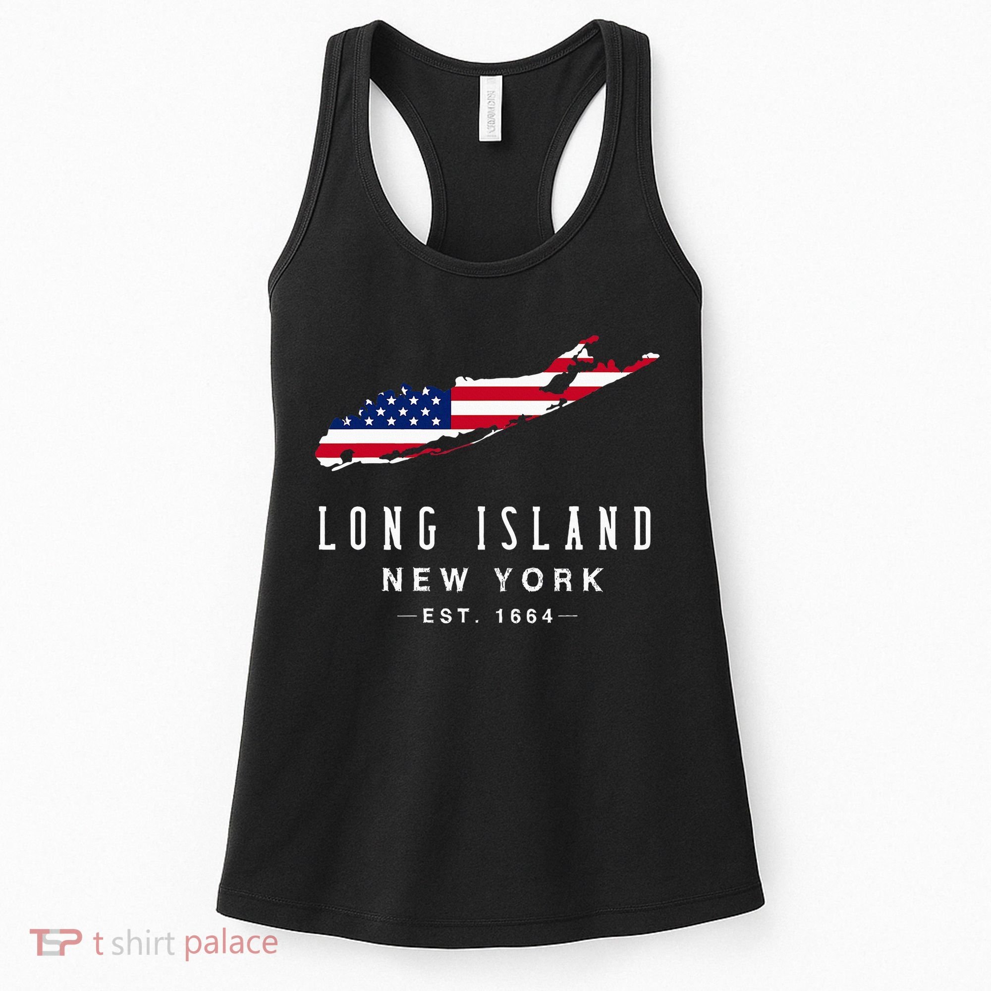 Long Island Ny Souvenir Native Long Islander Map Nyc Women's Tank Top