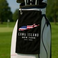Long Island Ny Souvenir Native Long Islander Map Nyc Golf Towel thumb 2