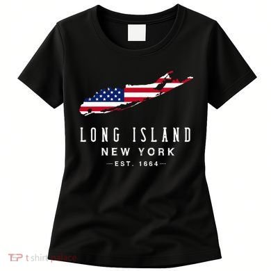 Long Island Ny Souvenir Native Long Islander Map Nyc Women's T-Shirt