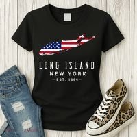 Long Island Ny Souvenir Native Long Islander Map Nyc Women's T-Shirt thumb 3
