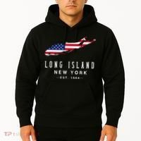 Long Island Ny Souvenir Native Long Islander Map Hoodie thumb 2