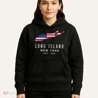 Long Island Ny Souvenir Native Long Islander Map Hoodie thumb 5