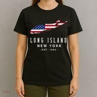 Long Island Ny Souvenir Native Long Islander Map T-Shirt thumb 4