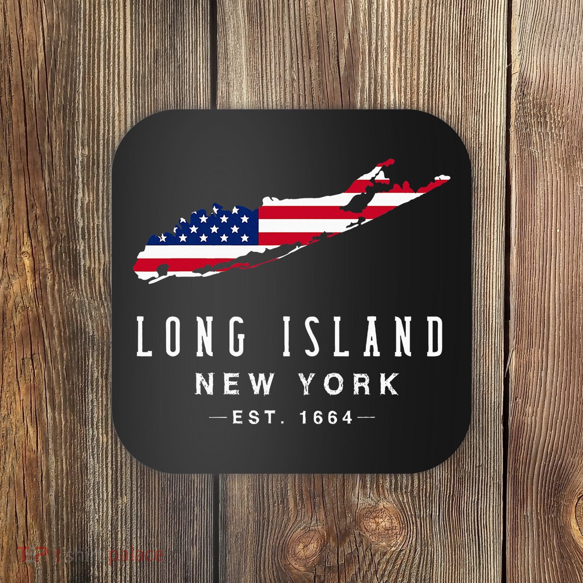 Long Island Ny Souvenir Native Long Islander Map Coaster