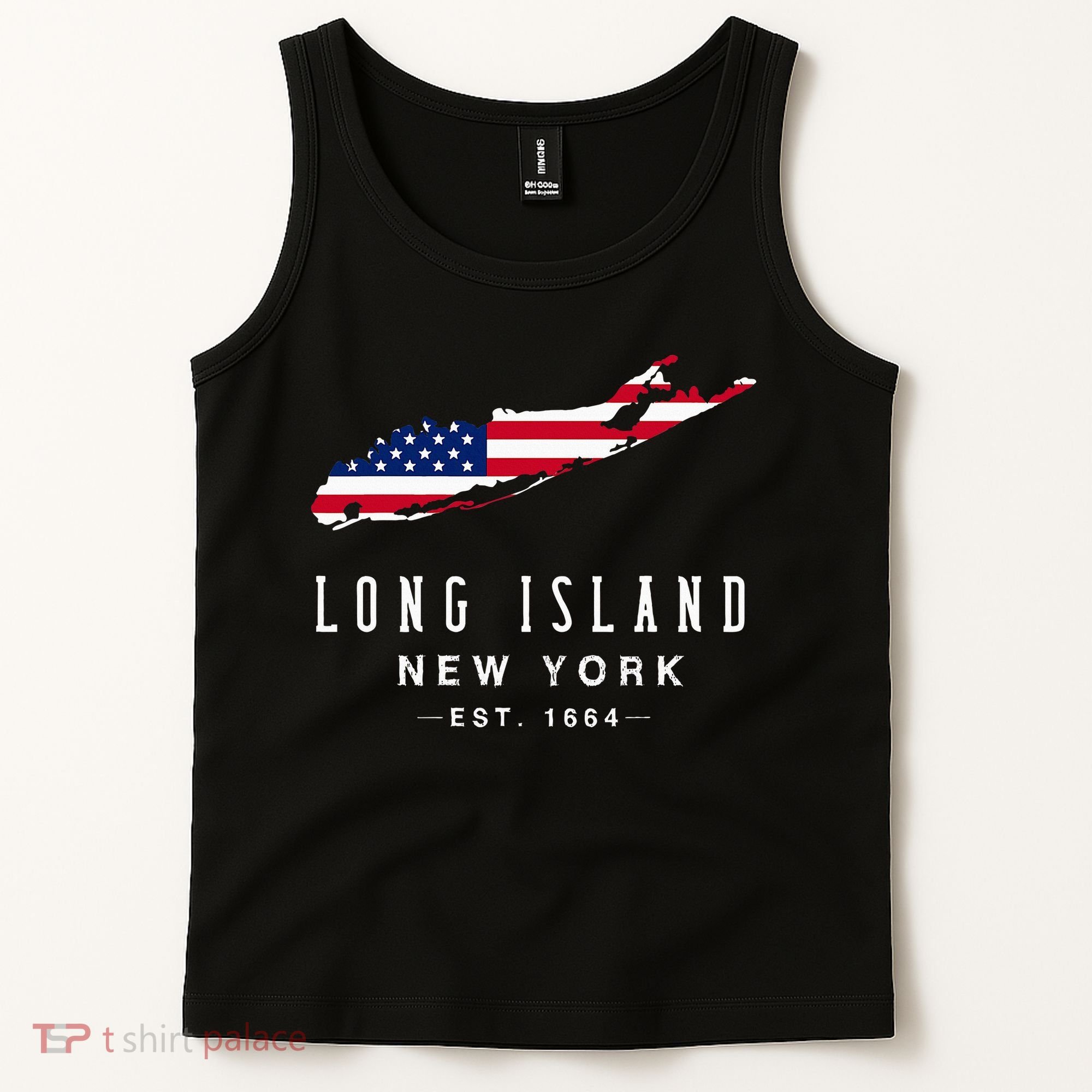 Long Island Ny Souvenir Native Long Islander Map Tank Top