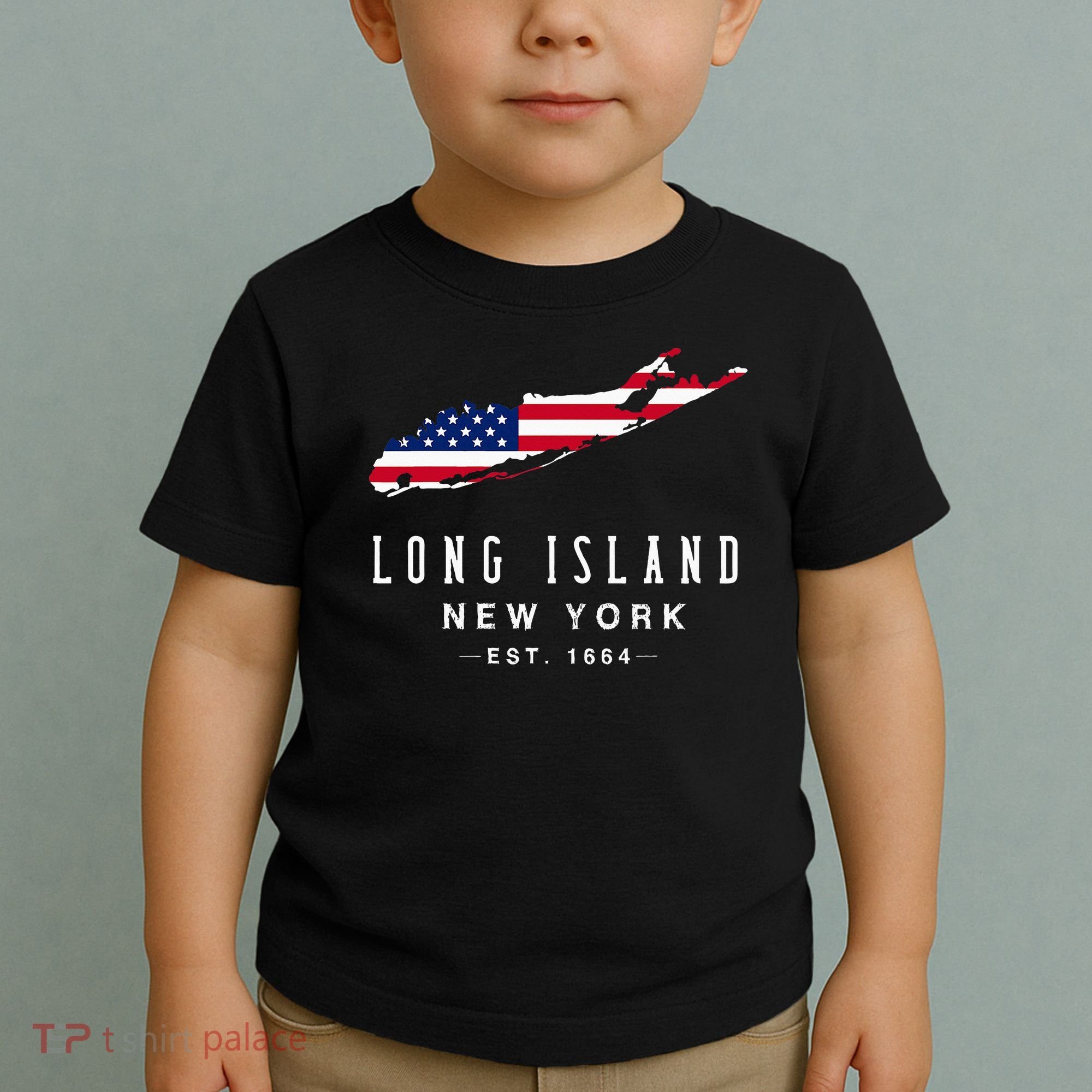 Long Island Ny Souvenir Native Long Islander Map Toddler T-Shirt