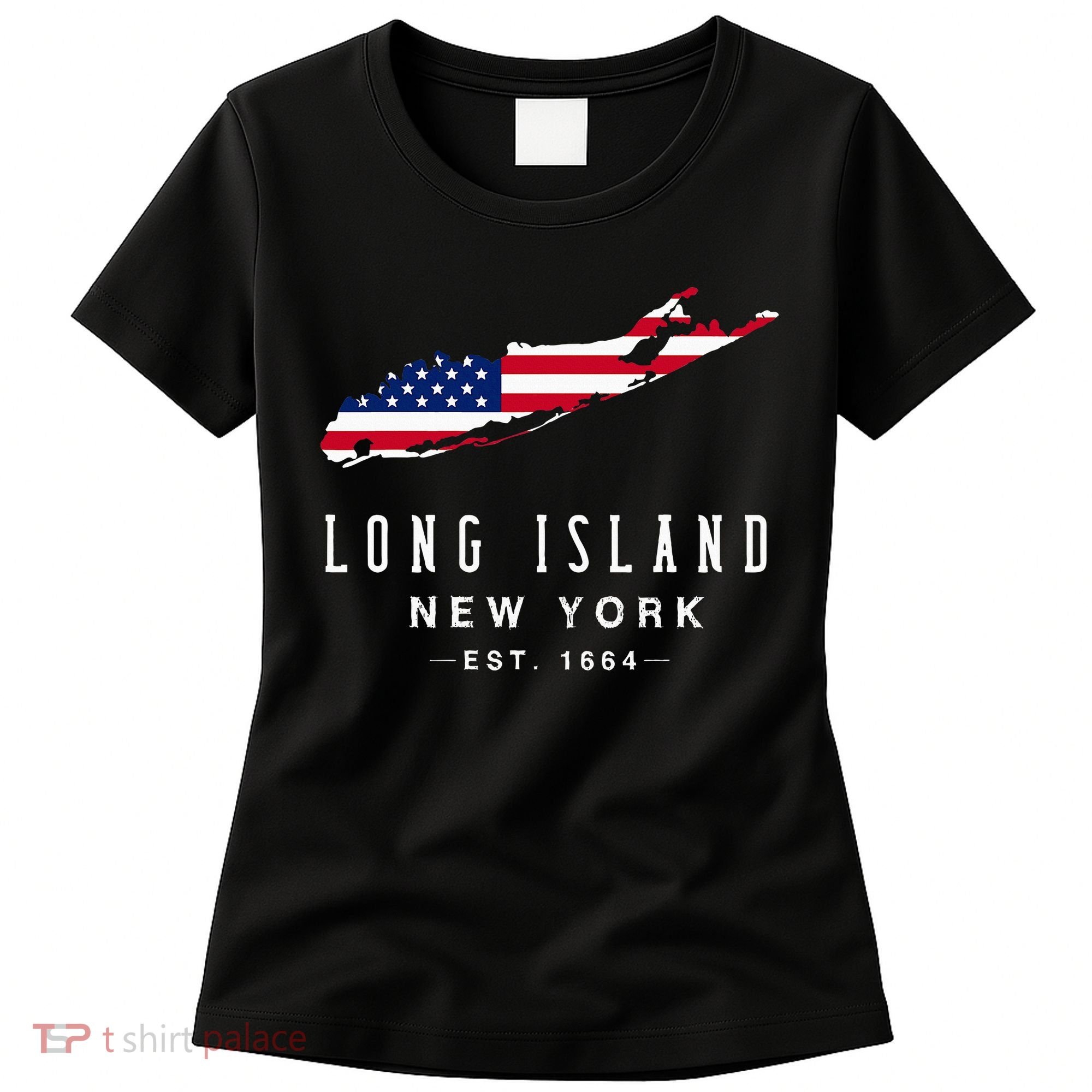 Long Island Ny Souvenir Native Long Islander Map Women's T-Shirt
